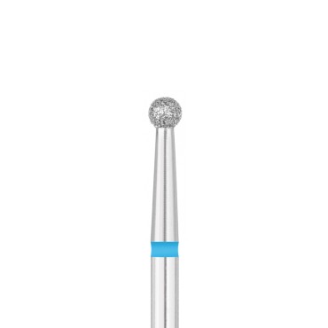 Broca EXO PRO para taladro de uñas Bola de diamante 2.7MM azul — vista frontal
