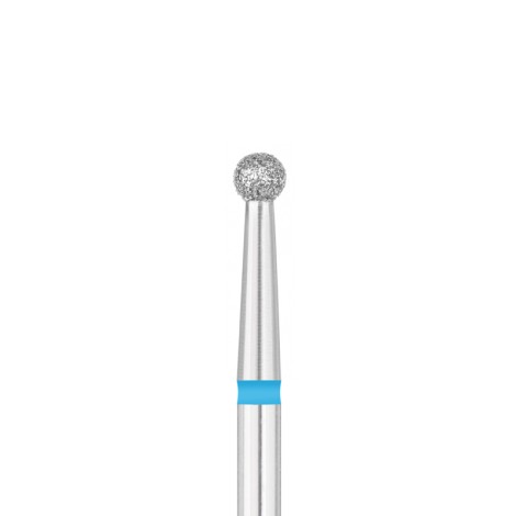 EXO PRO Vrták na nechty Diamantová guľa 2,7 mm modrý — pohľad spredu
