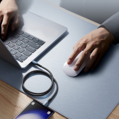 Kabeļu stiepļu starry sērija USB-A - USB-C 3A 1m melns