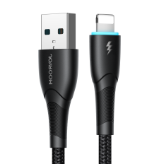 Cabo de cabo para iPhone Starry Series USB-A - Lightning 3a 1m Preto