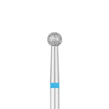 Fraise EXO PRO Diamant Boule 3,5 mm Grain Moyen Bleu — vue de face