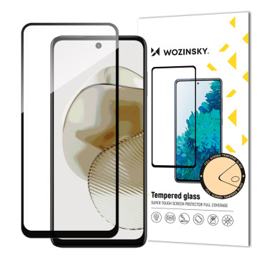 Haltbares gehärtetes Glas für Motorola G73 auf dem gesamten Bildschirm mit einem vollen Glühemarkrahmen