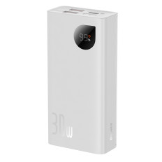 Powerbank Adaman2 10000mAh con display digitale 2x USB-A / 1X USB-C 30W bianco