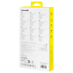 7W1 HUB adaptera metāla Gleeam sērija USB-C USB-C PD 3x USB-A HDMI SD TF Grey
