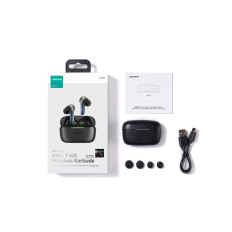 Fones de ouvido sem fio Jubus Jr-Bc1 preto