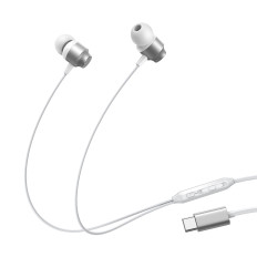 Earphone headset USB-C JR-EC06 silver earphones
