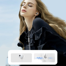Slušalke slušalke USB-C JR-EC06 Silver Silf