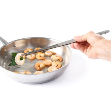 Pince à épiler gastronomique en acier inoxydable 300 mm - Hendi 680018