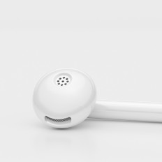 Headset USB-C JR-EC05 hörlurar hörlurar vita