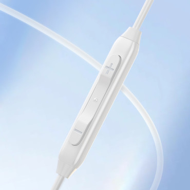 Headset USB-C JR-EC05 hörlurar hörlurar vita