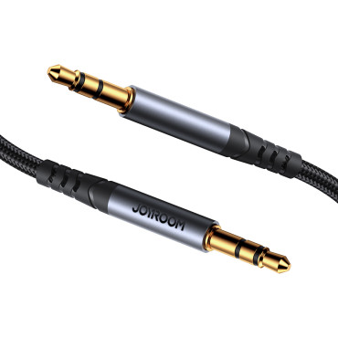 Cable AUX Audio Cable 3.5mm mini jack 1.2m Preto
