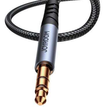 Cable AUX Audio Cable 3.5mm mini jack 1.2m Preto
