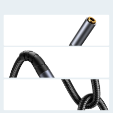 AUX AUX AUDO KAŽÍKA KABA 3.5mm Mini Jack 1.2m Čierna