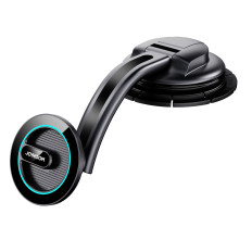 Punho de carro magnético para o vidro do telefone da cockpit Ventilação checkered preto