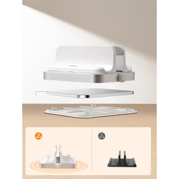 Houder staan op laptop tablet White Phone