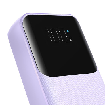 Mini Powerbank 20000mah s ugrađenim kablovima JR-PBC07 30W svijetlo ljubičasta