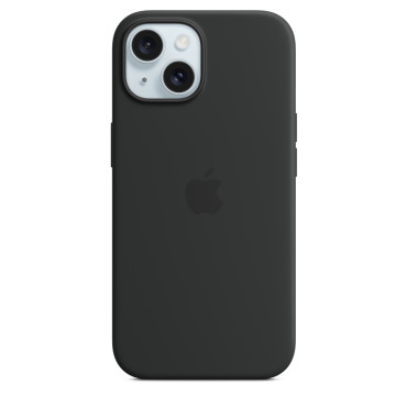Originalni silikonski primer Apple Za iPhone 15 Silikon Case Magsafe Black