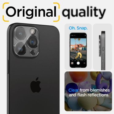 Kryt fotoaparátu pre iPhone 14-15 Pro / Pro Max Transparentné nastavenie 2ks.