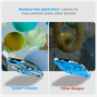 Kamera Kameraöverdrag för iPhone 14-15 Pro / Pro Max Transparent Set 2st.