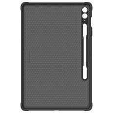 Gepanzerter Fall mit einem Ständer für Galaxie-Tab S9 Fe + Outdoor Cover Fall Black