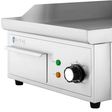 Piastra griglia elettrica grill liscio 35 x 38 cm 2000 w