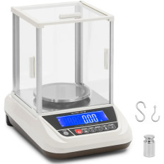 Laboratorieanalytisk skala med glass LCD-deksel 3000 g / 0,01 g