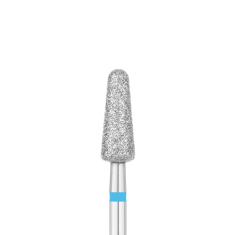 EXO PRO brúsny nadstavec diamantový kvapkový guľatý 4,5 mm modrý stredný granulát — pohľad spredu
