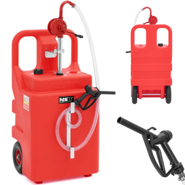 A portable fuel tank with a...
