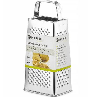 Tark för 4-rostfritt stål vegetabiliskt rivare - Hendi 443002