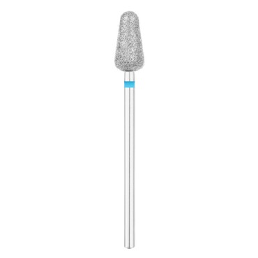 EXO PRO svrdlo za nokte dijamantni kapljasti okrugli 6,0 mm plavo — pogled sprijeda