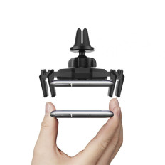 Držiteľ pre telefón na ventilačnú mriežku v aute Spagen Click.r Black