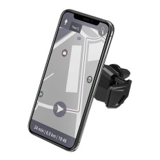 Nosilec za telefon za prezračevalno rešetko v avtomobilu Spagen Click.R Black