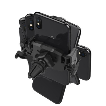 Držiteľ pre telefón na ventilačnú mriežku v aute Spagen Click.r Black