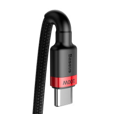 Nylon Strong Cable USB-C PD 100W 20V 5A 2m nero