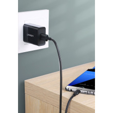 Kábel USB 3.0 kábel - USB-C 3A 1m fekete