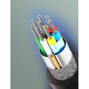 Kabel USB 3.0 Kabel - USB-C 3A 1M Sort