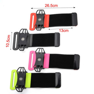 Telefonhandtag upp till 6 '' på ett sportbands handled för att springa svart