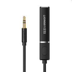 Bluetooth 5.0 Zender Draadloze audio-adapter 3.5 mm Mini Jack Zwart
