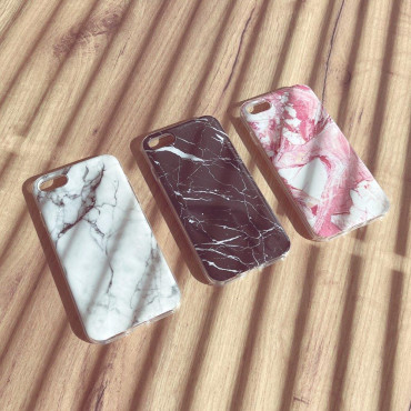 Marble Gel Case Cover Marble Samsung Galaxy M31 Black