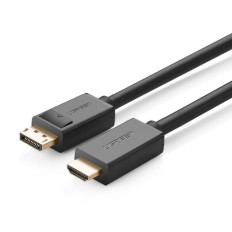 Kábel egyirányú kábel a DisplayPort a HDMI 4K 30Hz 32 AWG 2 m fekete
