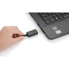 Kabeļu vienvirziena kabelis ar displayport uz HDMI 4K 30Hz 32 AWG 2 M melns