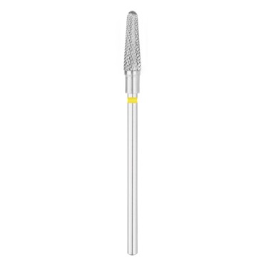 CARBON EXO PRO frézka na nechty, guľatý kužeľ 4,0 mm, žltá