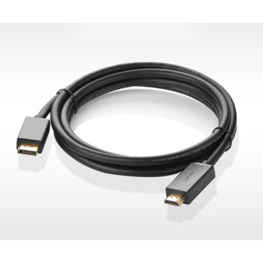 Kabeļu vienvirziena kabelis ar displayport uz HDMI 4K 30Hz 32 AWG 2 M melns