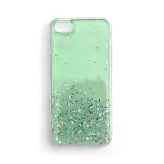 Kiiltävä kotelo, jossa Brocade Xiaomi Mi 10t Lite Star Glitter Green