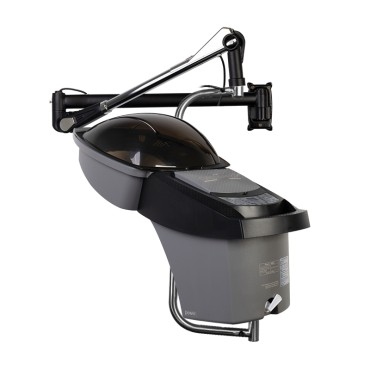 Sauna Peluquería Colgante GABBIANO 408D Gris con Ozono Activo — vista lateral