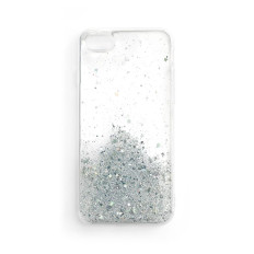 Lesklý prípad kryt s brokovou Samsung Galaxy A72 4G Star Glitter Transparentné