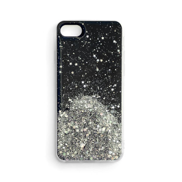 Glänsande fallpåse med brocade Samsung Galaxy A72 4G Star Glitter Black