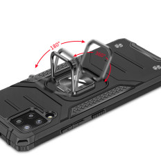 Oklopni slučaj slova + magnetski nositelj Samsung Galaxy A42 5g prsten oklop