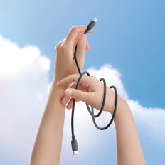 Καλώδιο γρήγορης φόρτισης iPhone USB-C - Lightning pd 20w 1m μαύρο