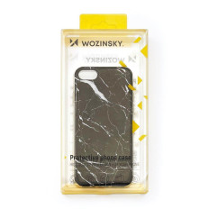 Marmeren Gel Case Case Marmeren Cover iPhone 13 Pro Max Black